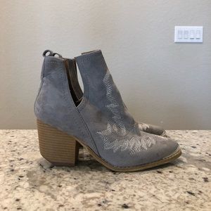 suede western boots